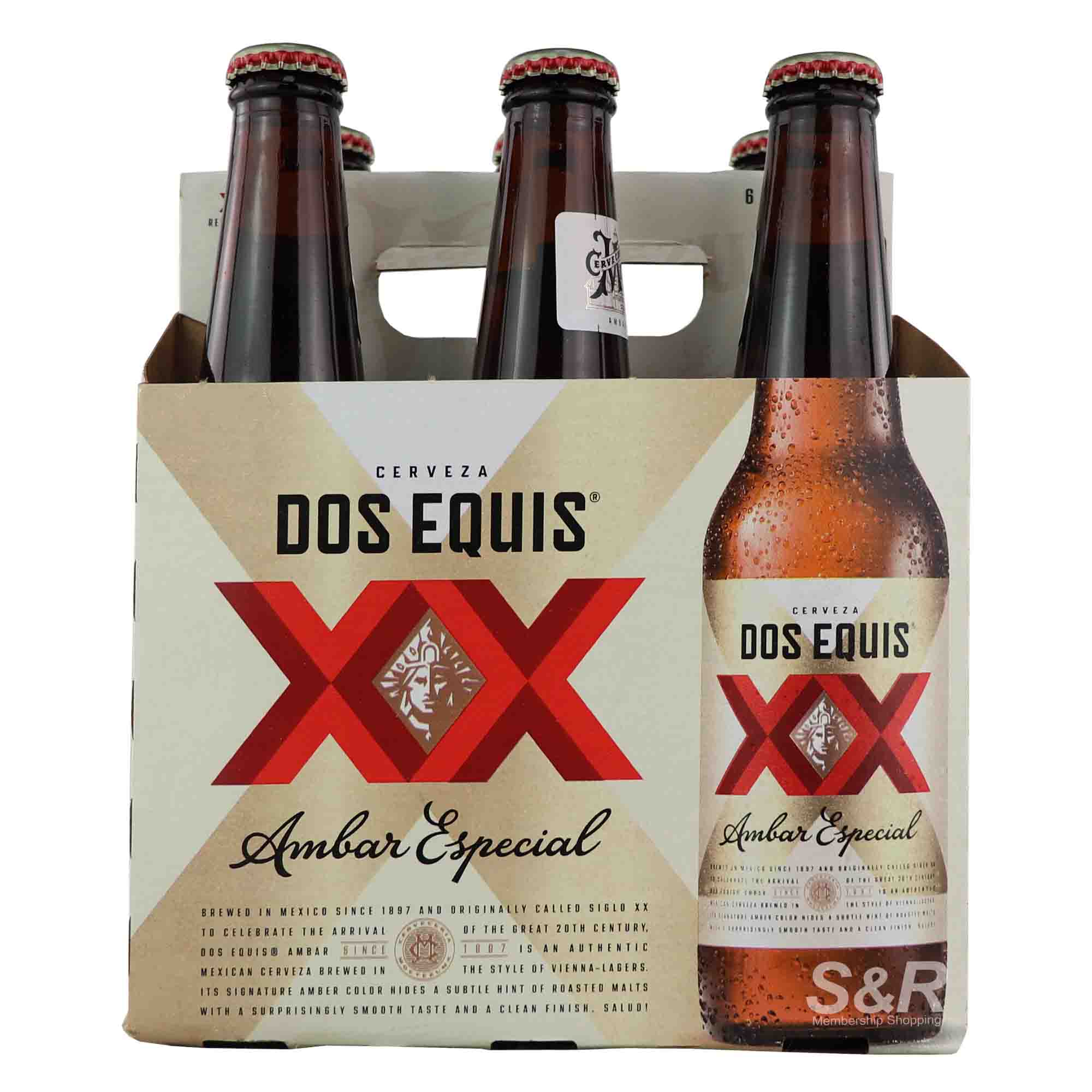 Dos Equis Ambar Especial Beer (355mL x 6pcs)